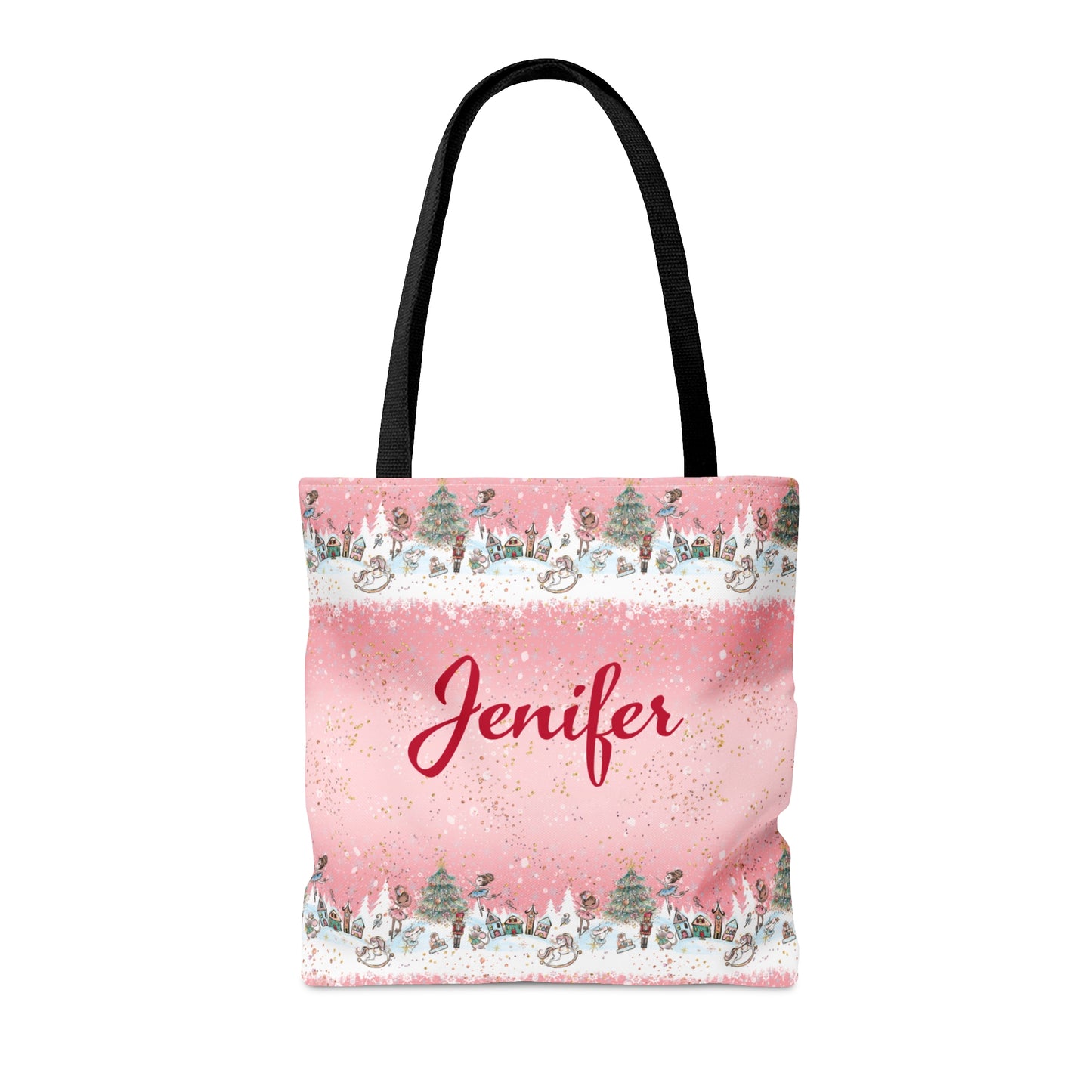 Personalised Tote Bag, Nutcracker Pink Christmas Tote bag