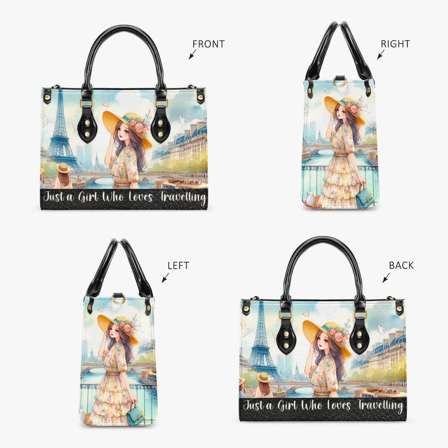 Women's Tote Bag - Just a Girl Who Loves Travelling