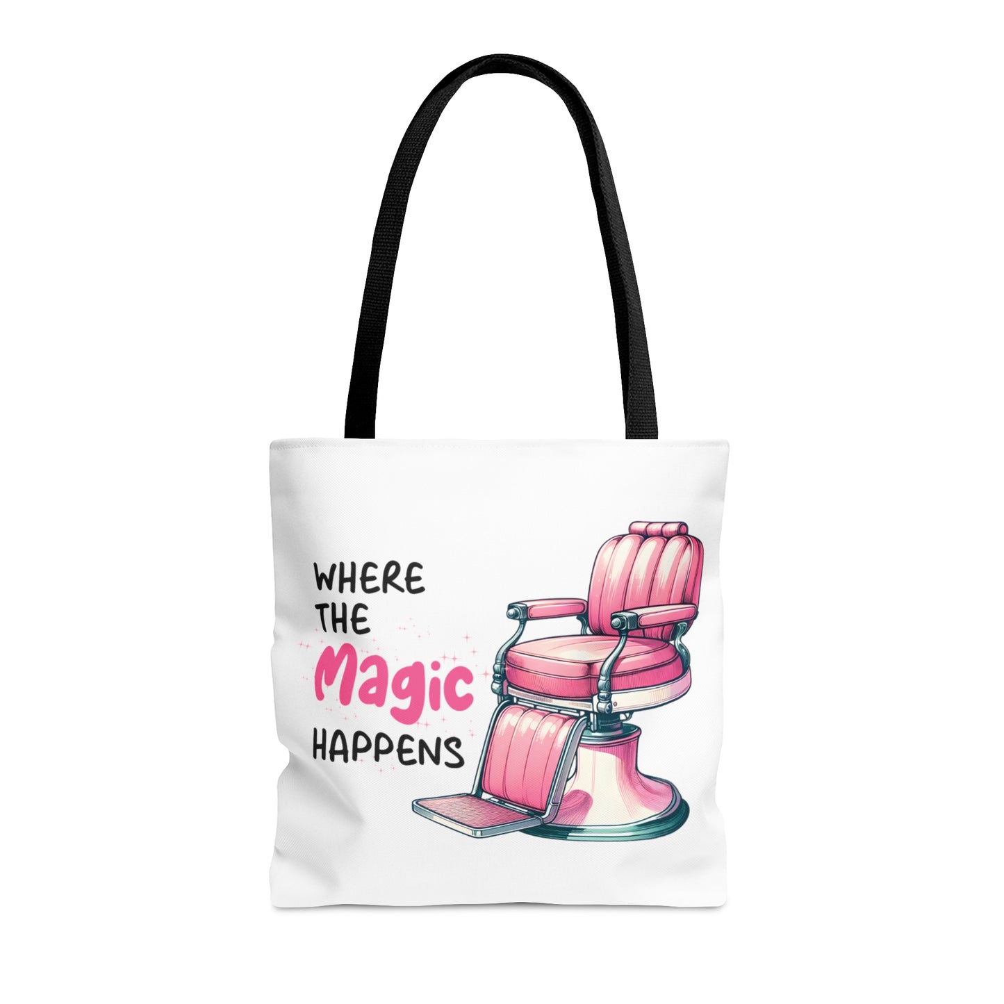 Tote Bag, Hairdresser, Where the Magic Happens, Personalised/Non-Personalised Tote bag