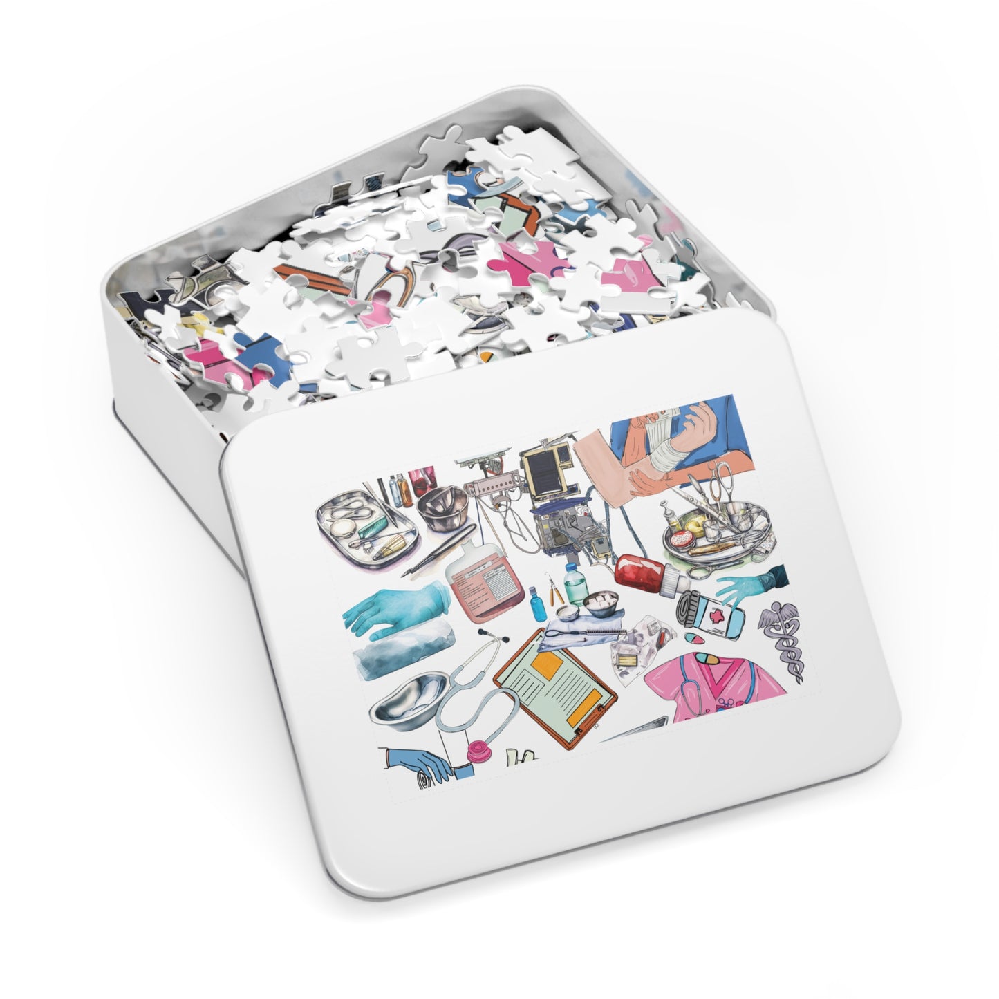 Jigsaw Puzzle, Wound Care Nurse, Personalised/Non-Personalised (30, 110, 252, 500,1000-Piece)