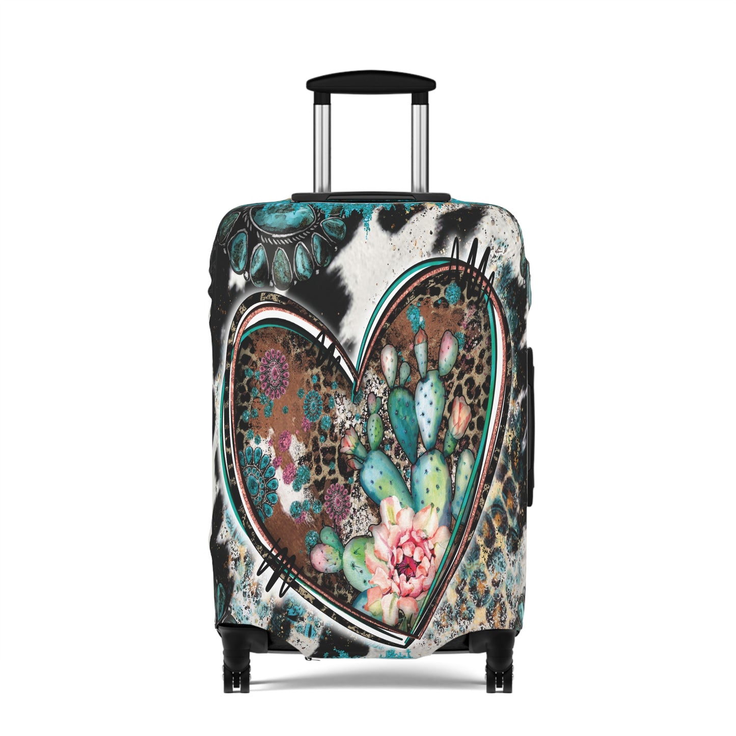 Luggage Cover, Country and Western, Heart, awd-041