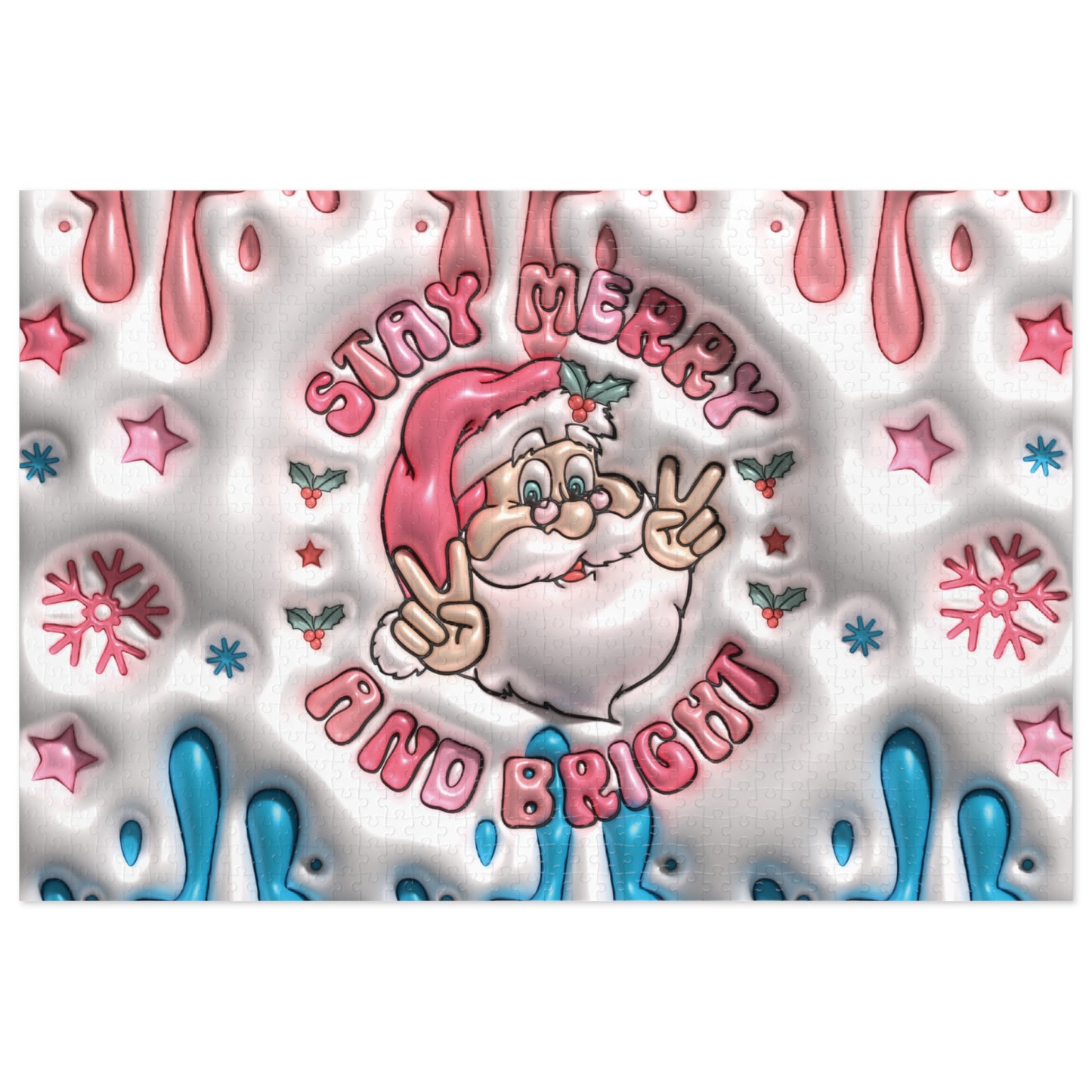 Jigsaw Puzzle, Christmas, Santa, Personalised/Non-Personalised (30, 110, 252, 500,1000-Piece)