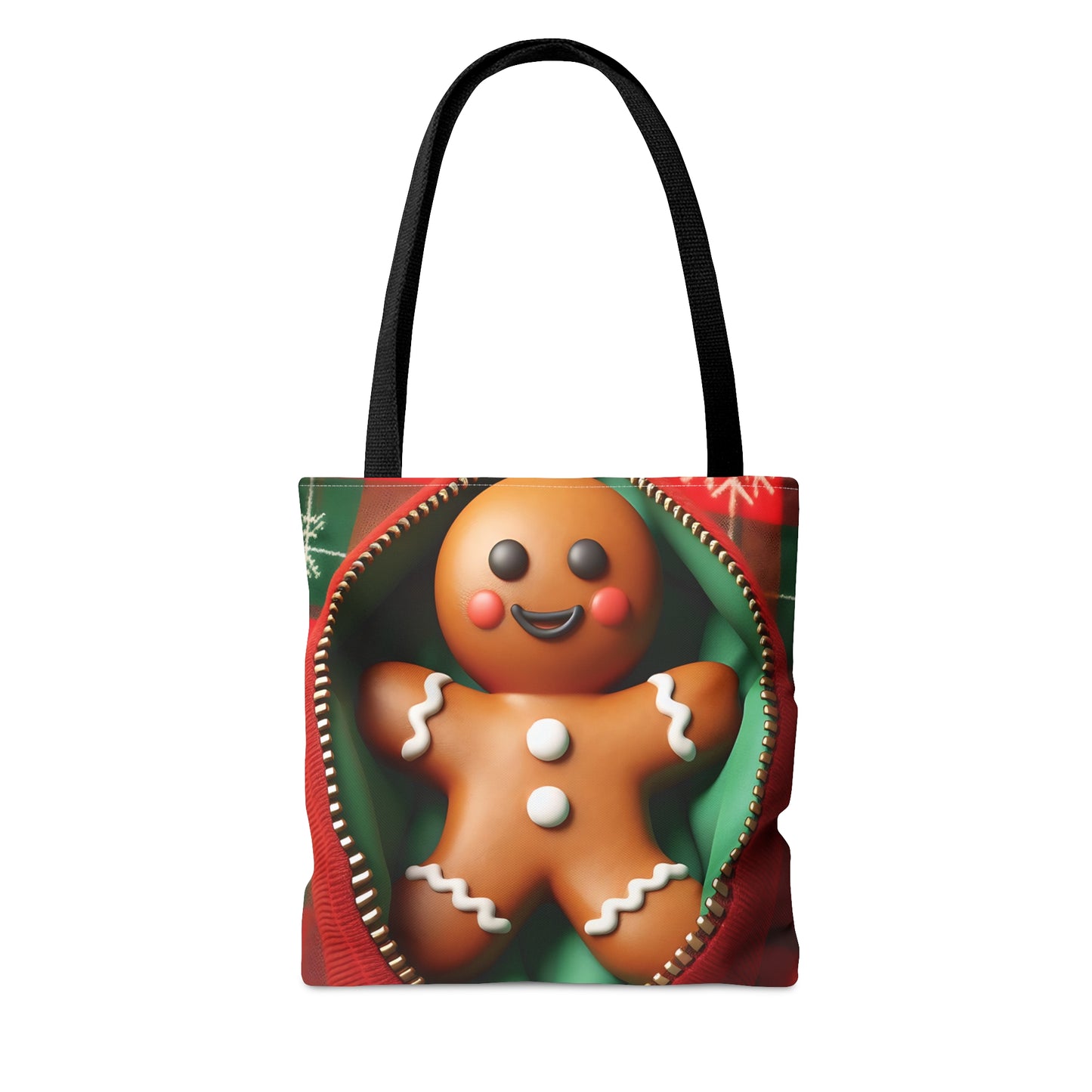 Tote Bag, Christmas, Gingerbread Man