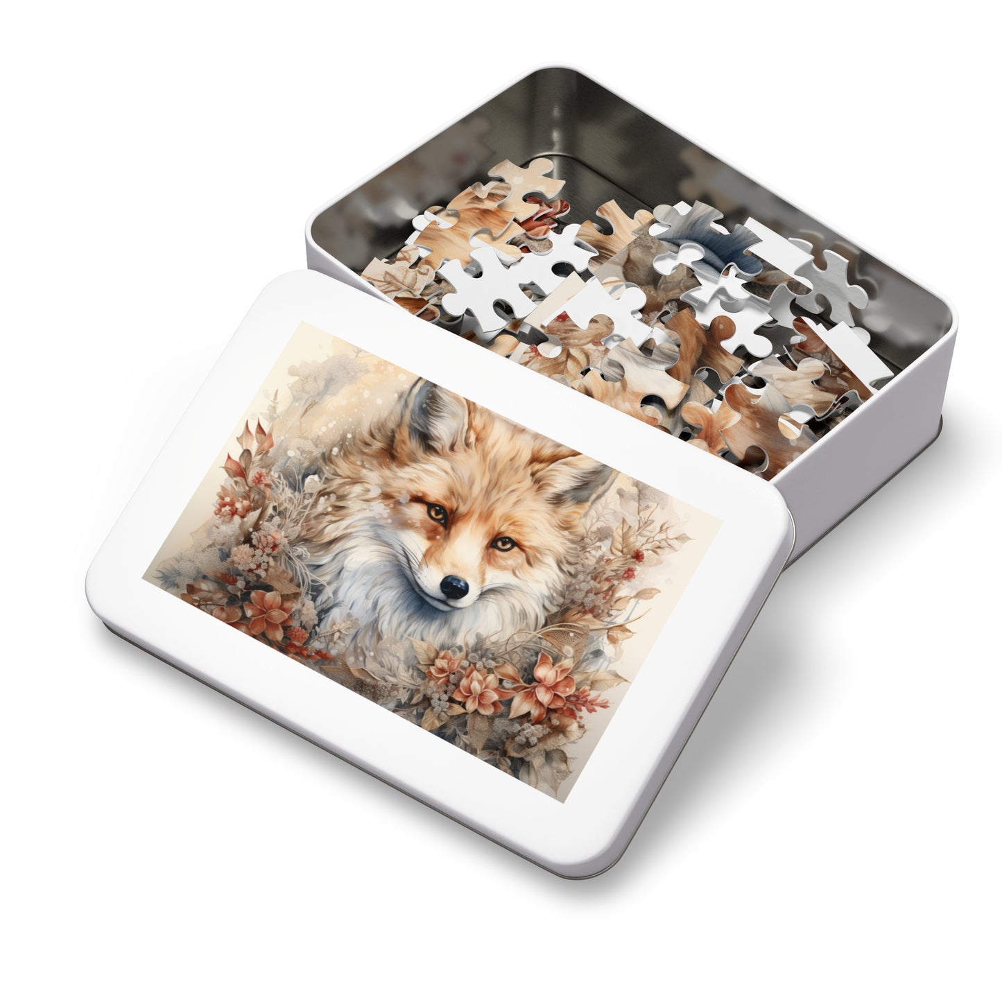 Jigsaw Puzzle, Fox, Personalised/Non-Personalised (30, 110, 252, 500,1000-Piece)