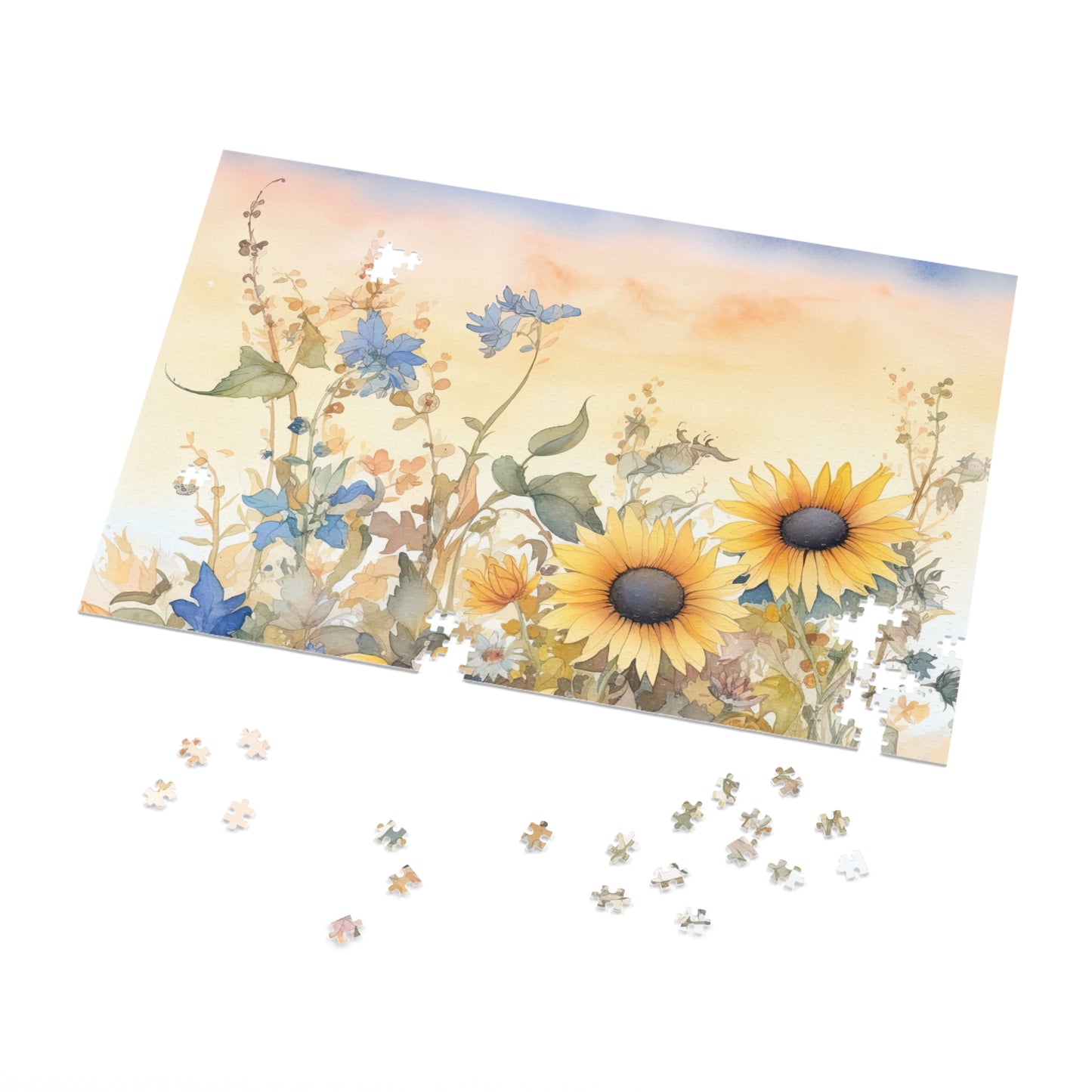 Jigsaw Puzzle, Floral, Personalised/Non-Personalised (30, 110, 252, 500,1000-Piece)