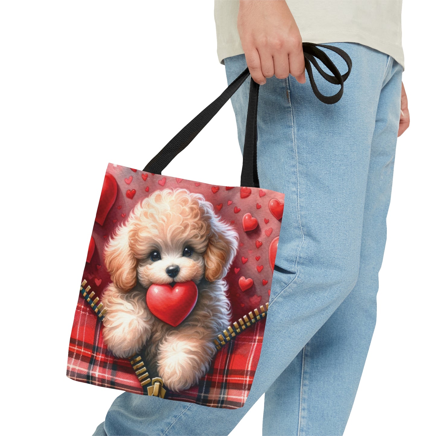 Tote Bag, Cute Dog, Personalised/Non-Personalised Tote bag