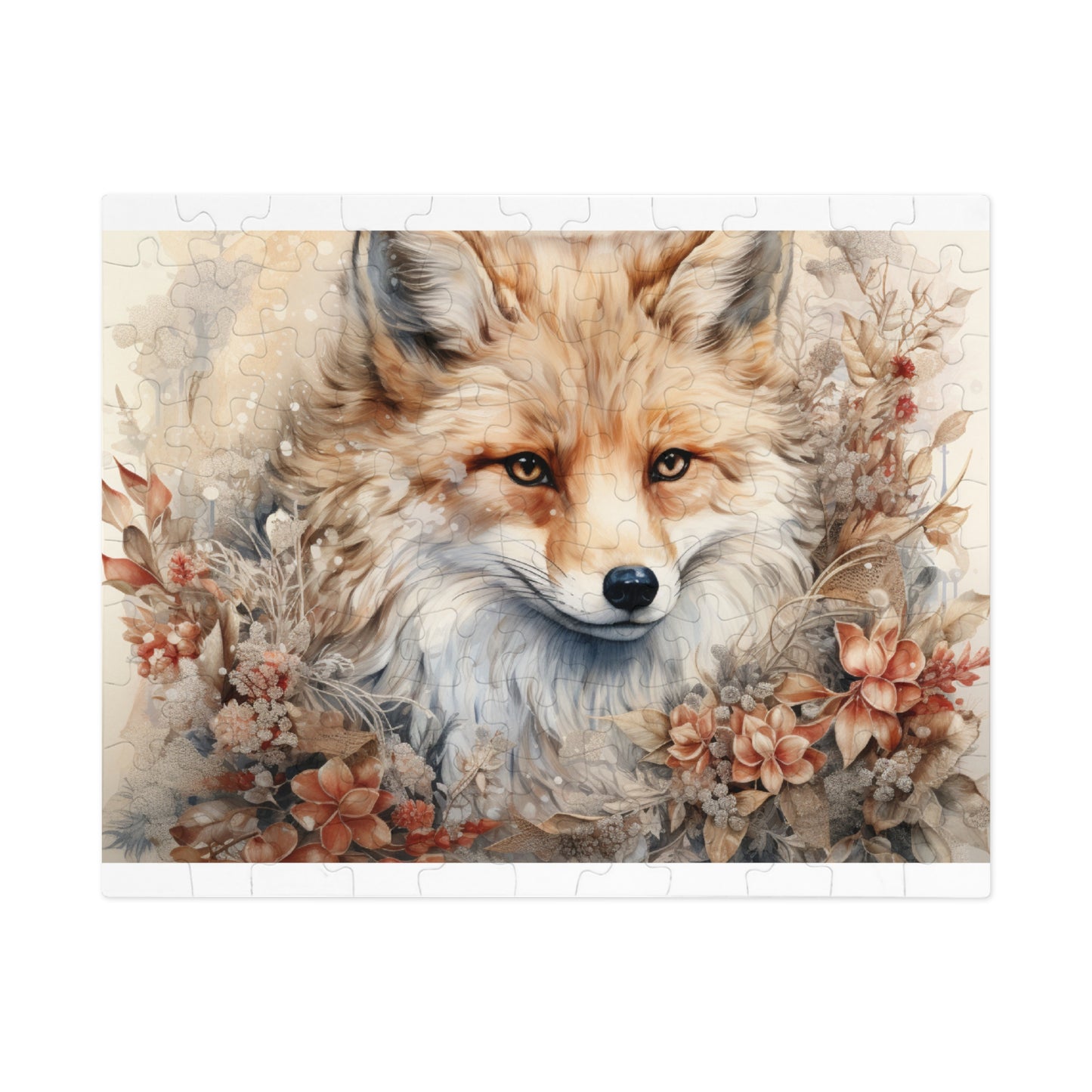 Jigsaw Puzzle, Fox, Personalised/Non-Personalised (30, 110, 252, 500,1000-Piece)