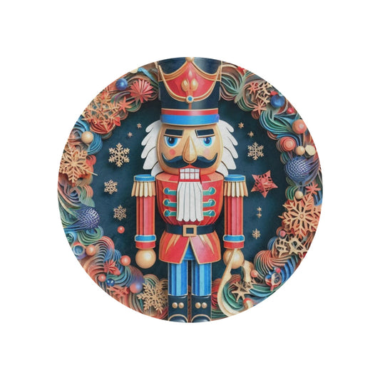 Nutcracker Circular Micro Fleece Blanket