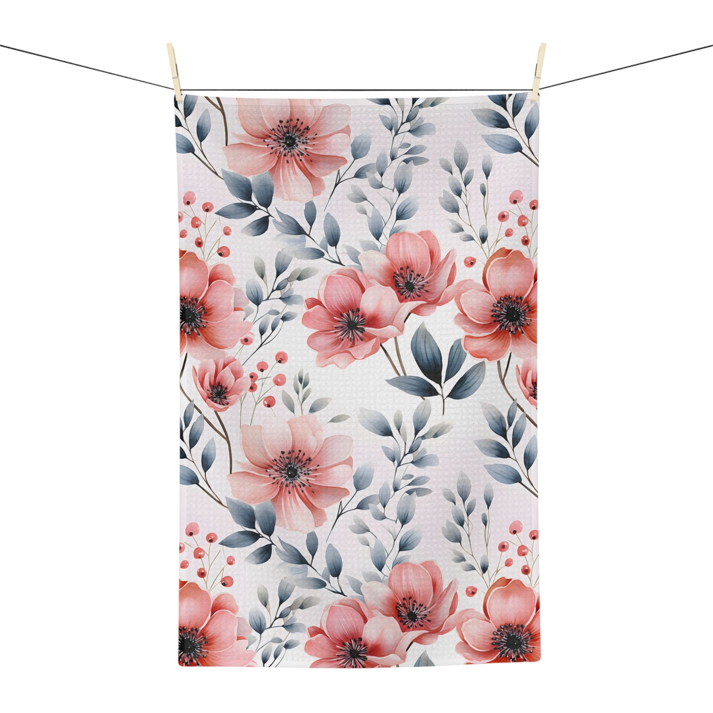 Microfiber Tea Towel Floral