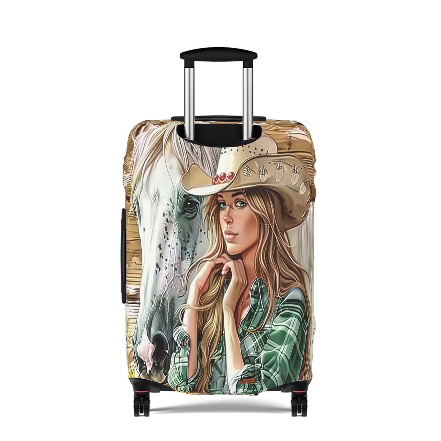 Luggage Cover, Just a Girl who Loves Horses, awd-3099