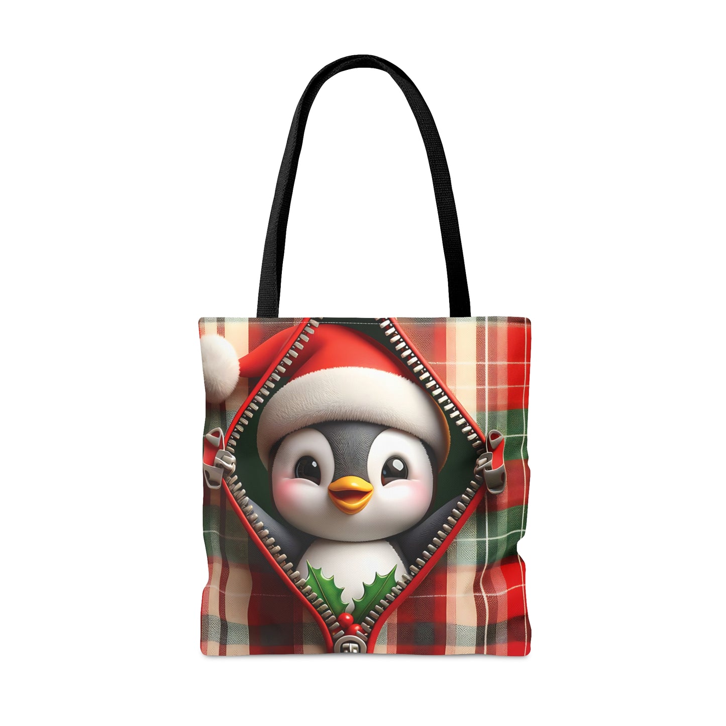 Tote Bag, Christmas, Penguin