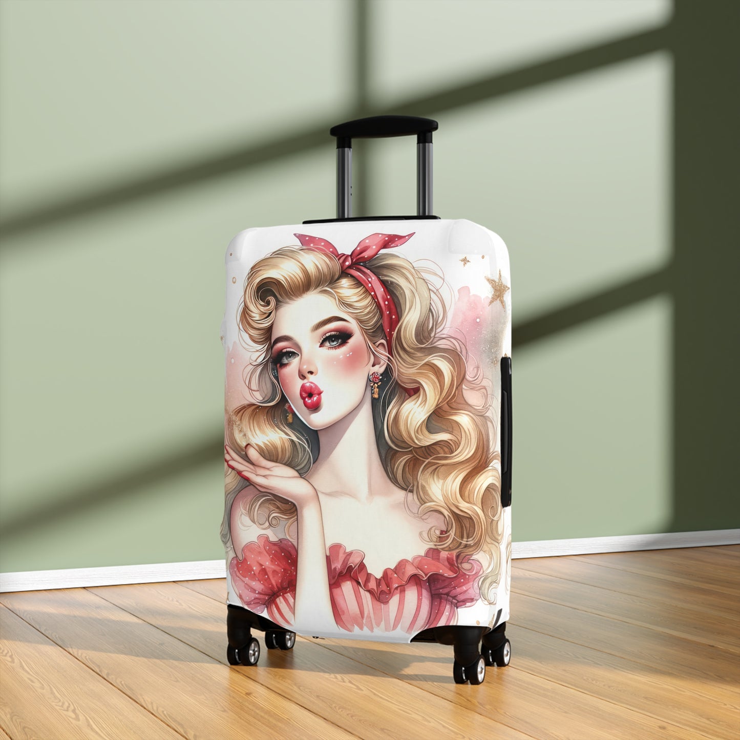 Luggage Cover, Coquette Girl, awd-1464