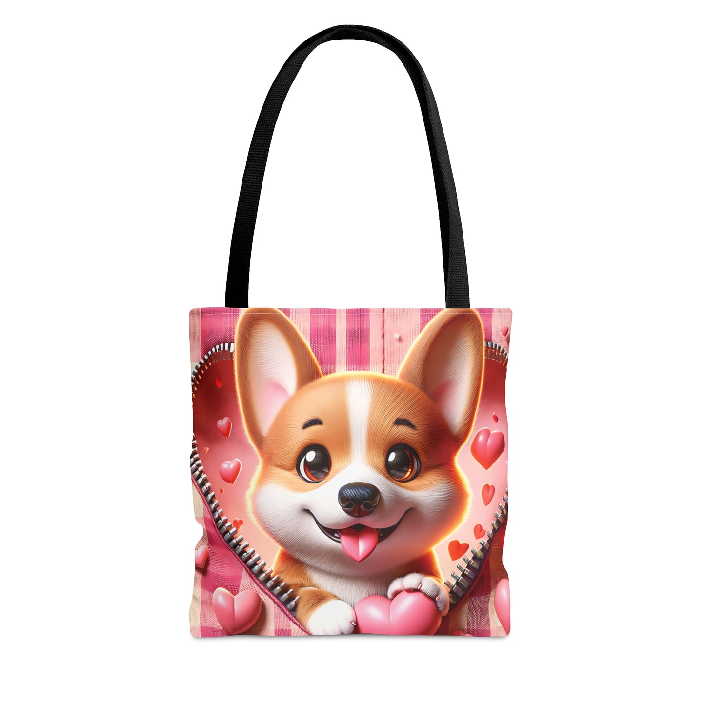 Tote Bag, Cute Dog, Personalised/Non-Personalised Tote bag