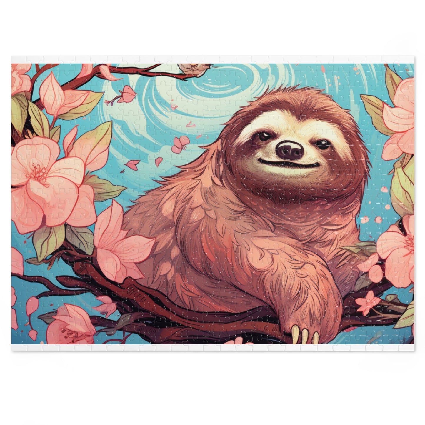 Jigsaw Puzzle, Sloth, Personalised/Non-Personalised (30, 110, 252, 500,1000-Piece)