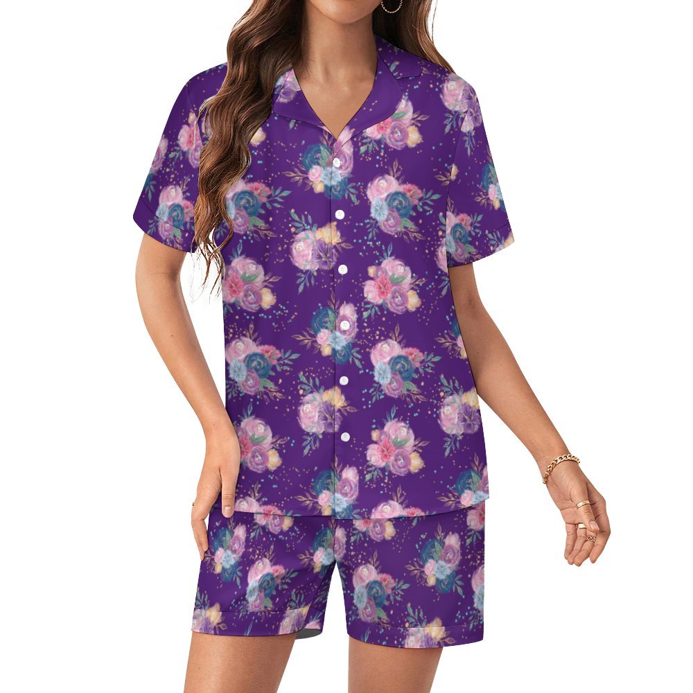 Women's Silk Satin Pajama Set Silk pajama set