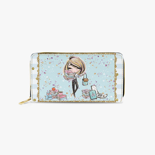 Long Type Zipper Purse - Teacher