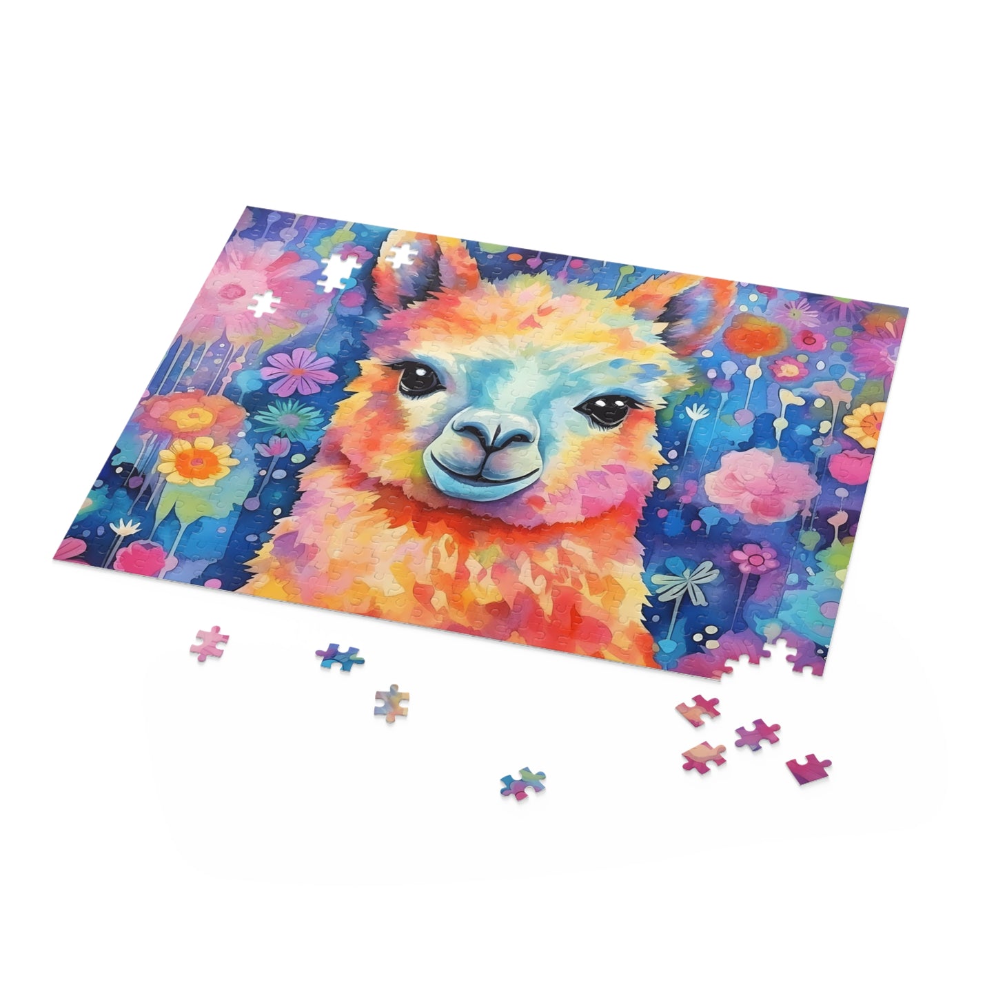 Personalised/Non-Personalised Puzzle, Llama (120, 252, 500-Piece)