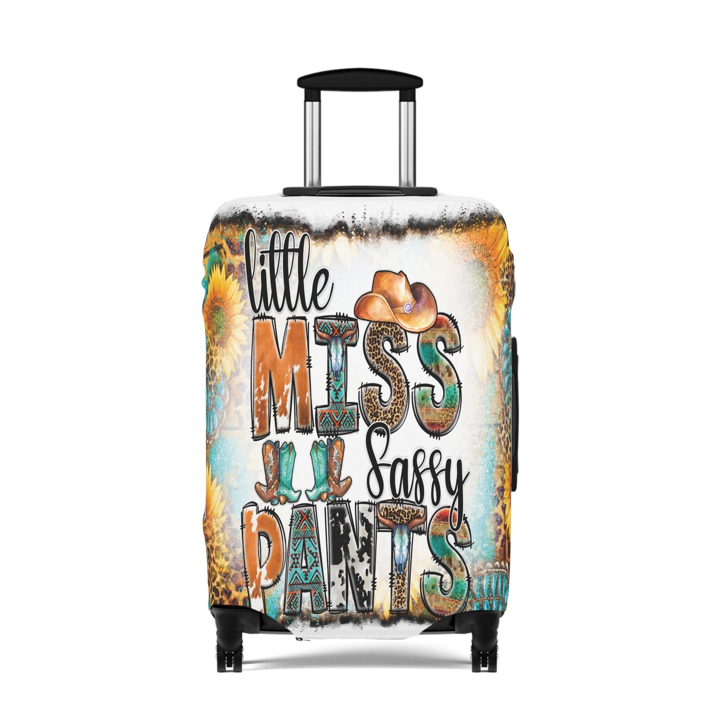 Luggage Cover, Country and Western, Little Miss Sassy Pants, awd-1013