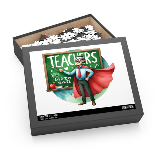 Personalised/Non-Personalised Puzzle, Teacher (120, 252, 500-Piece)