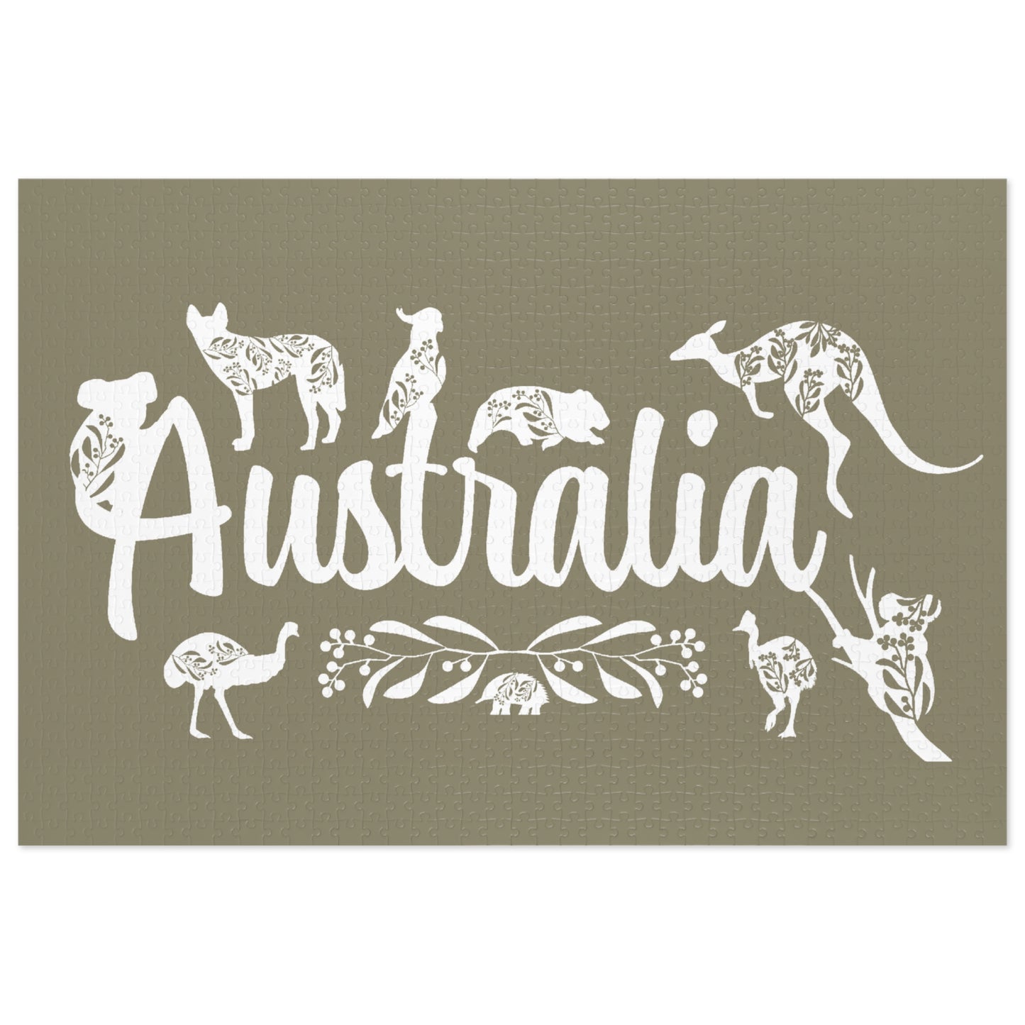 Puzzle, Australia, Personalised/Non-Personalised (30, 110, 252, 500,1000-Piece) Awd-557