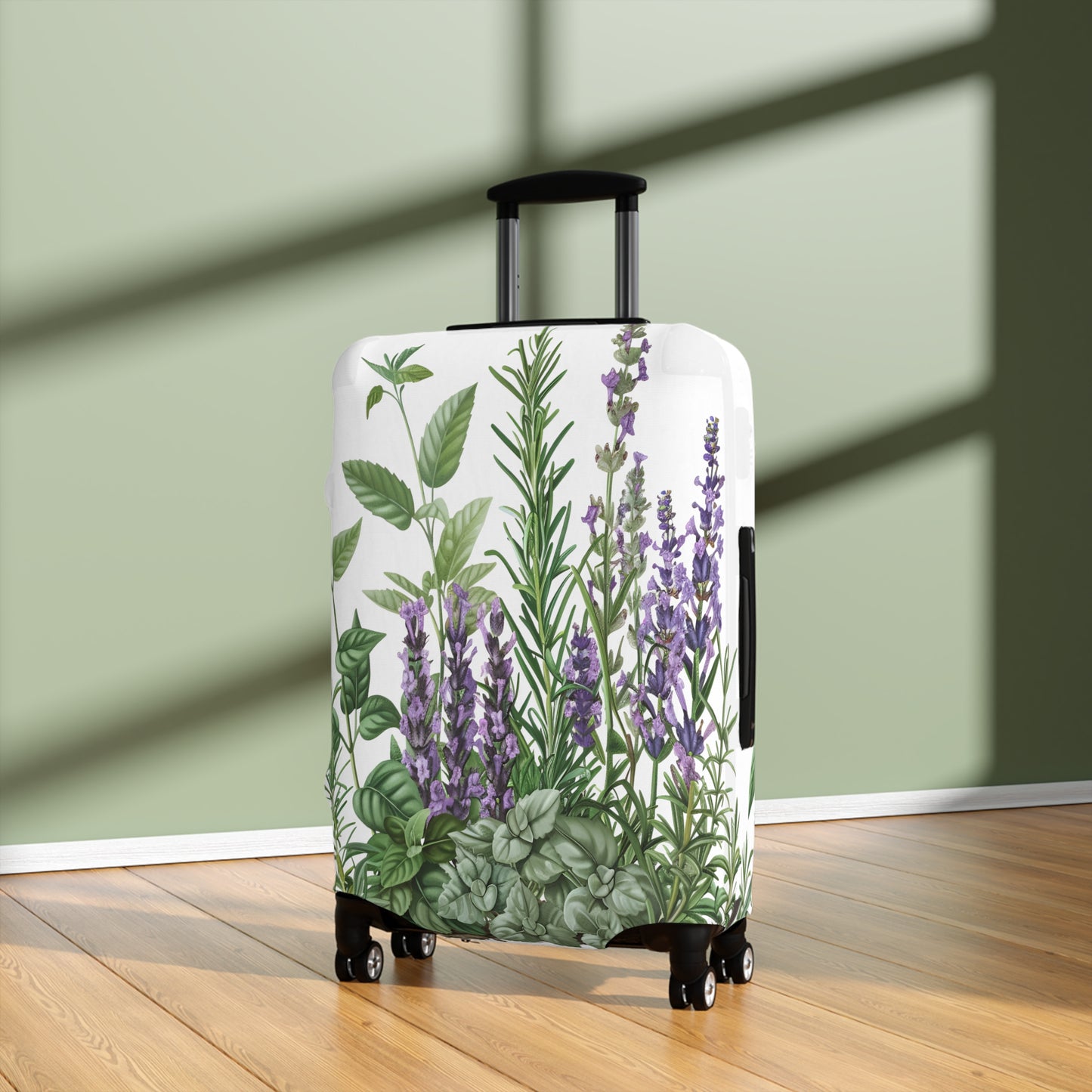 Luggage Cover, Floral, Lavender, awd-3041