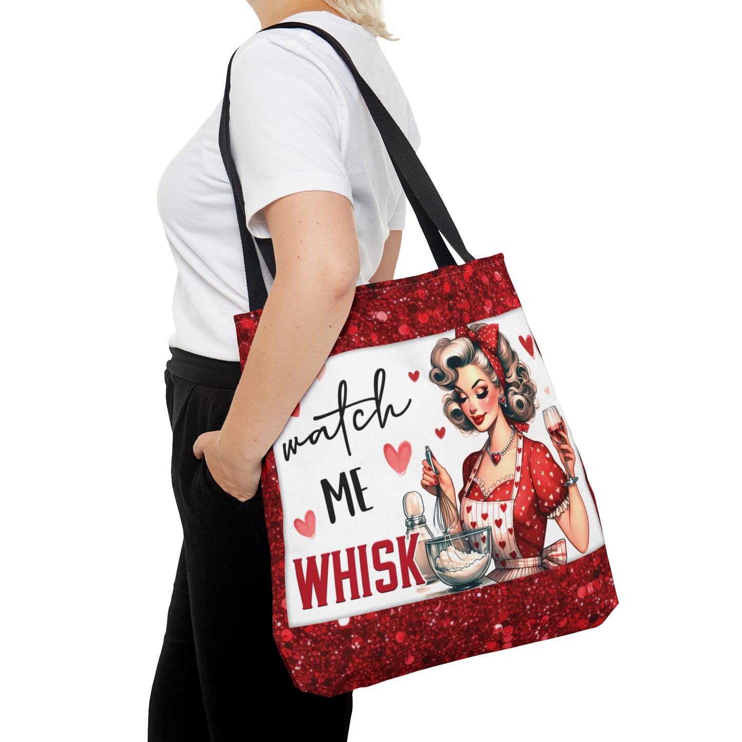 Tote Bag, Retro, Watch Me Whisk