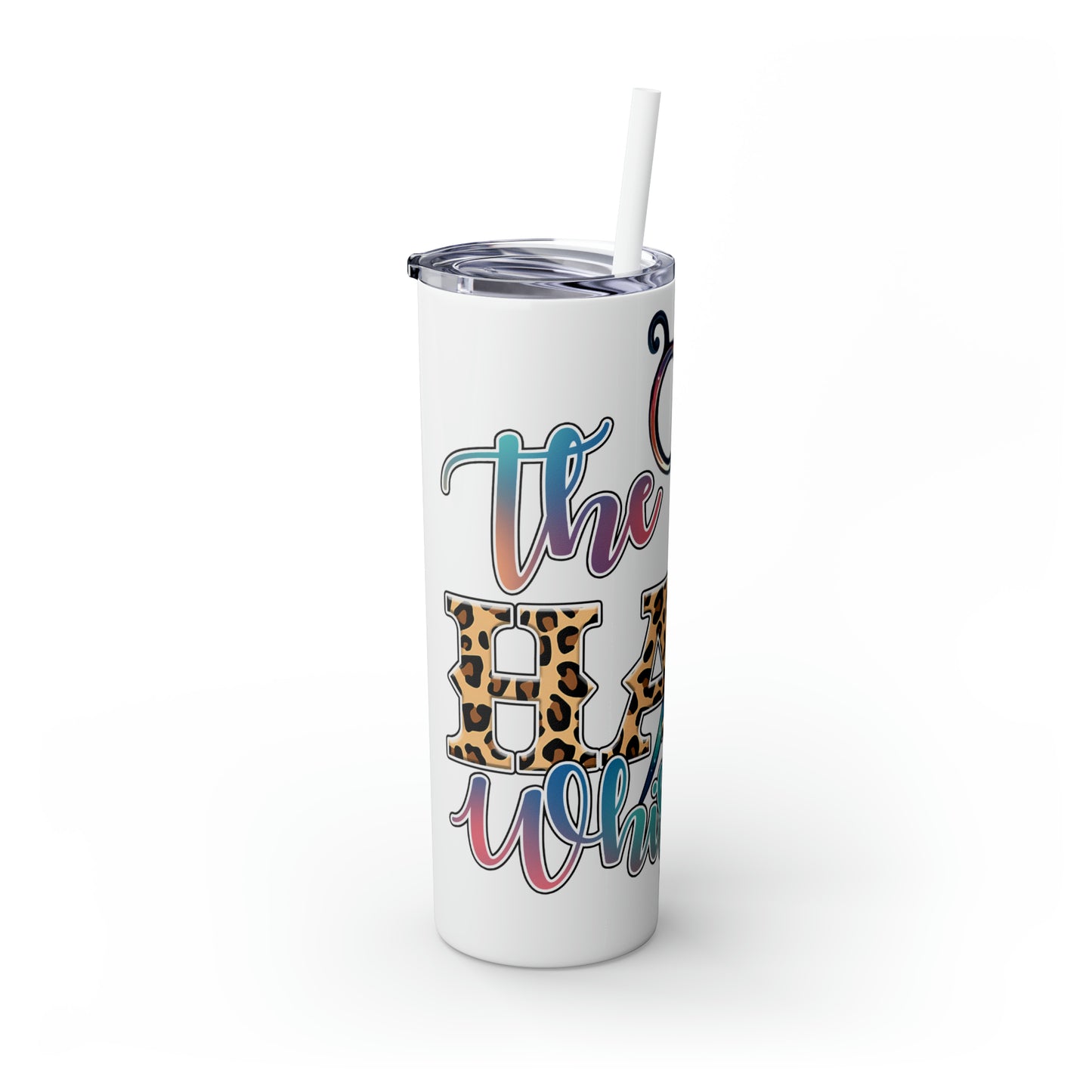 Skinny Tumbler with Straw, 20oz, Hairdresser, The Hair Whisperer, awd-1067