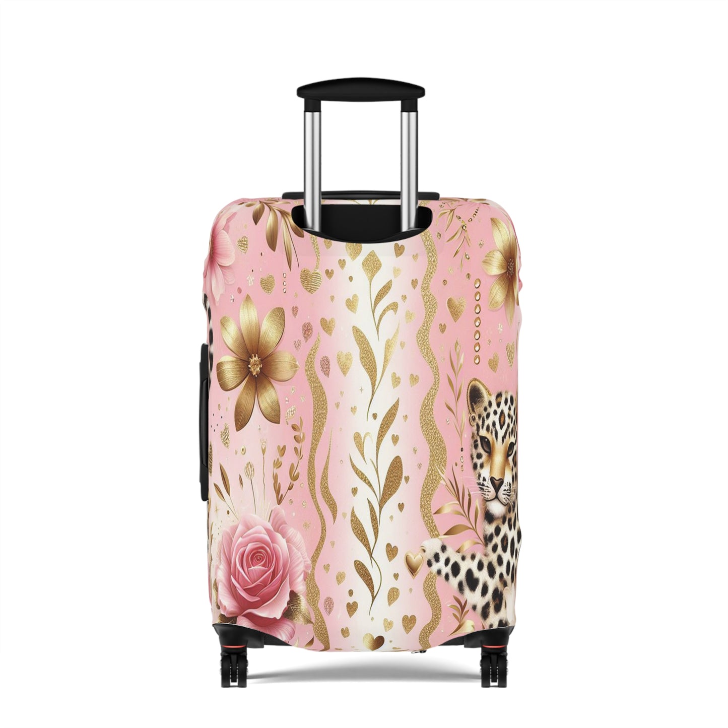 Luggage Cover, Floral Leopard, awd-3078