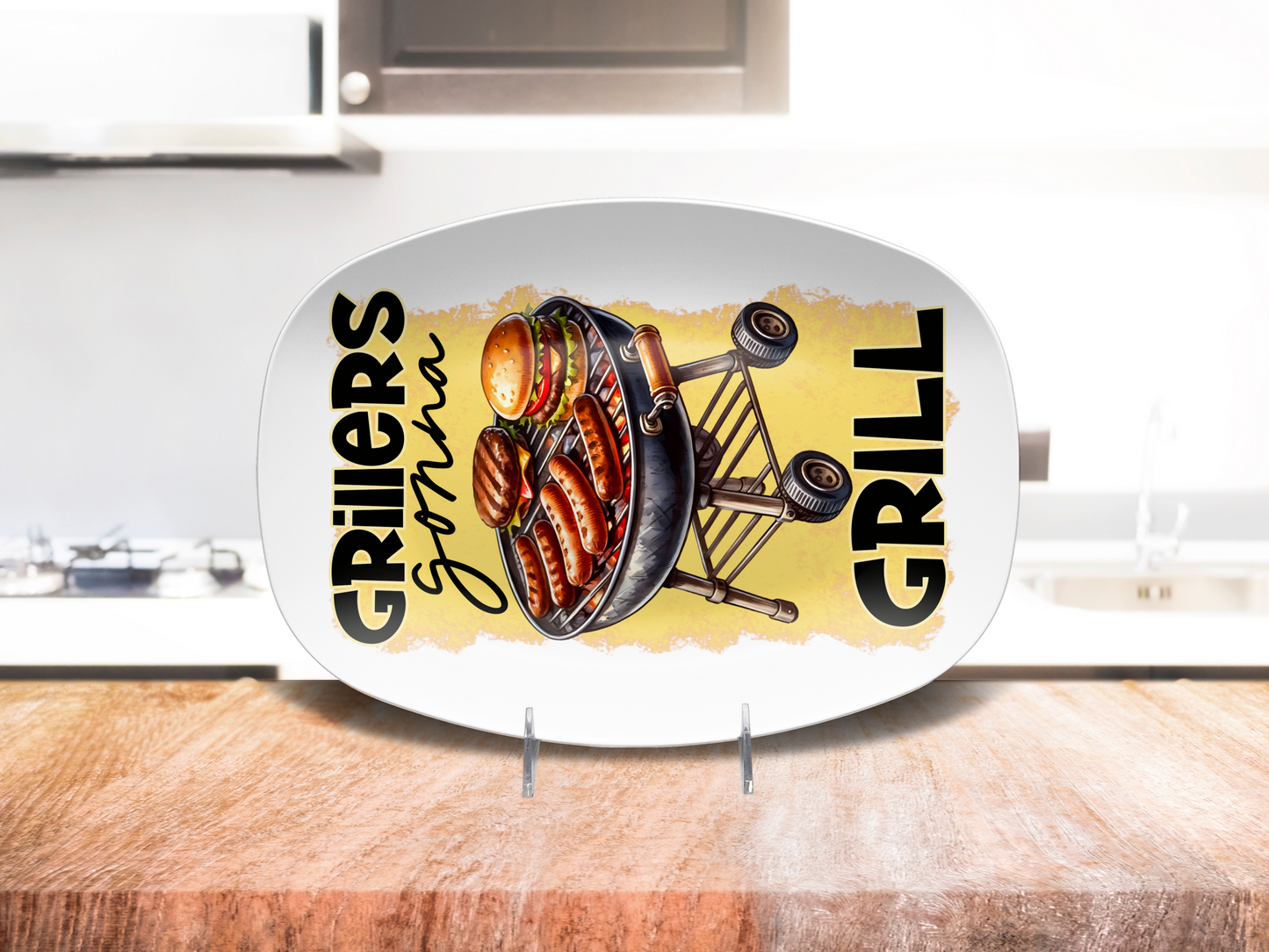 Grillers Gonna Grill 10"x14" Platter