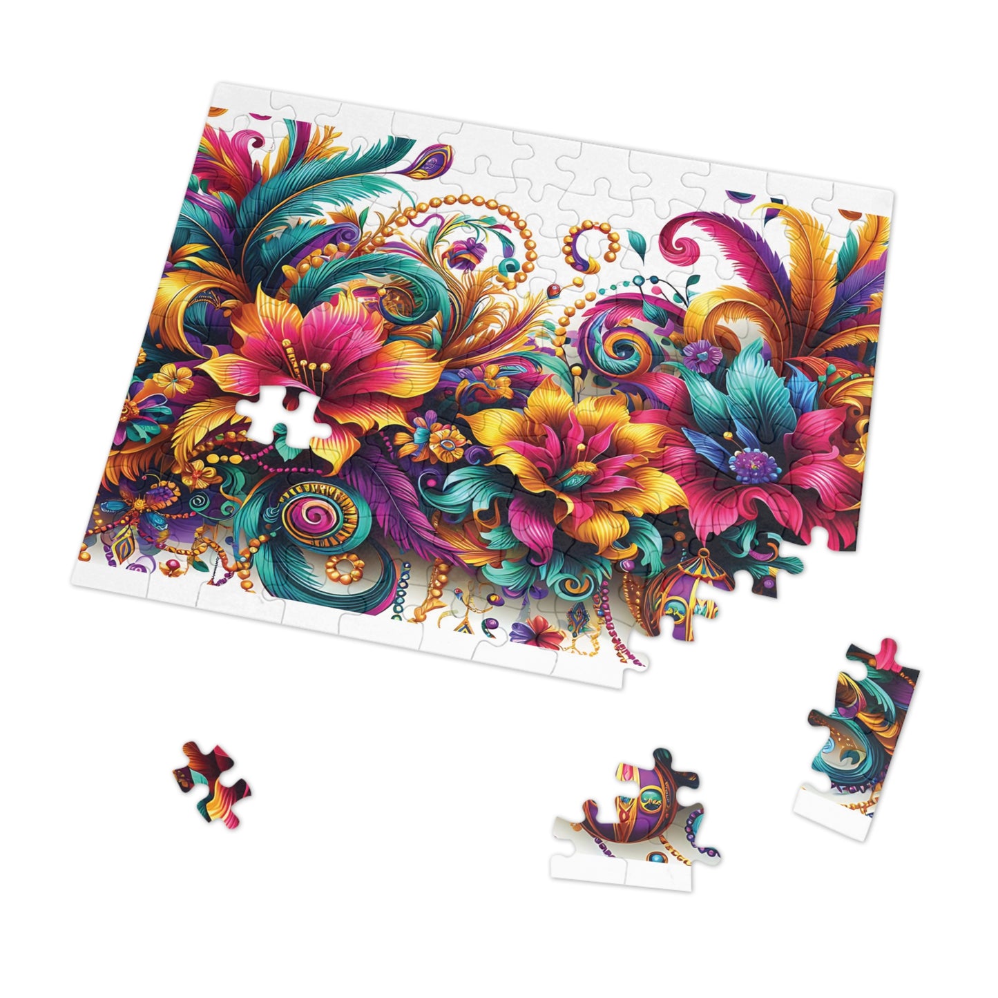 Jigsaw Puzzle, Floral, Personalised/Non-Personalised (30, 110, 252, 500,1000-Piece)