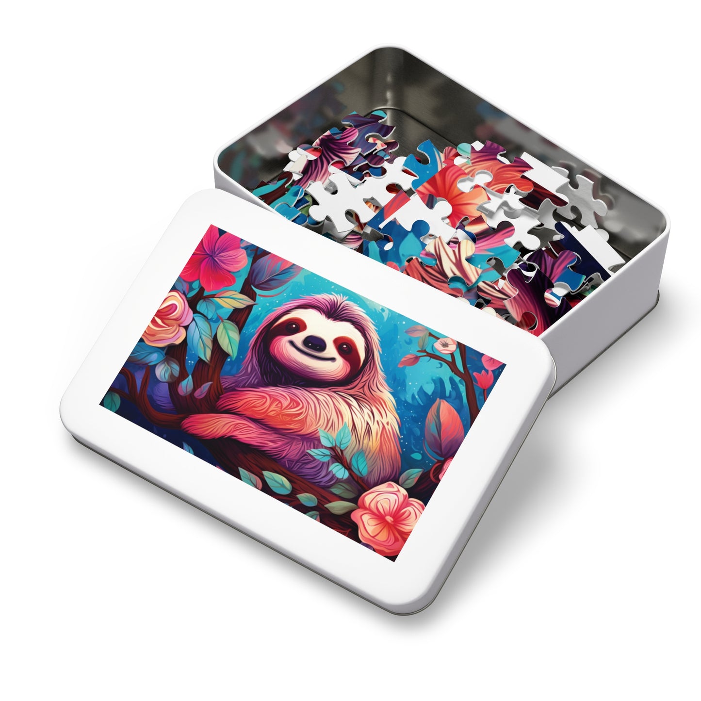 Jigsaw Puzzle, Sloth, Personalised/Non-Personalised (30, 110, 252, 500,1000-Piece)