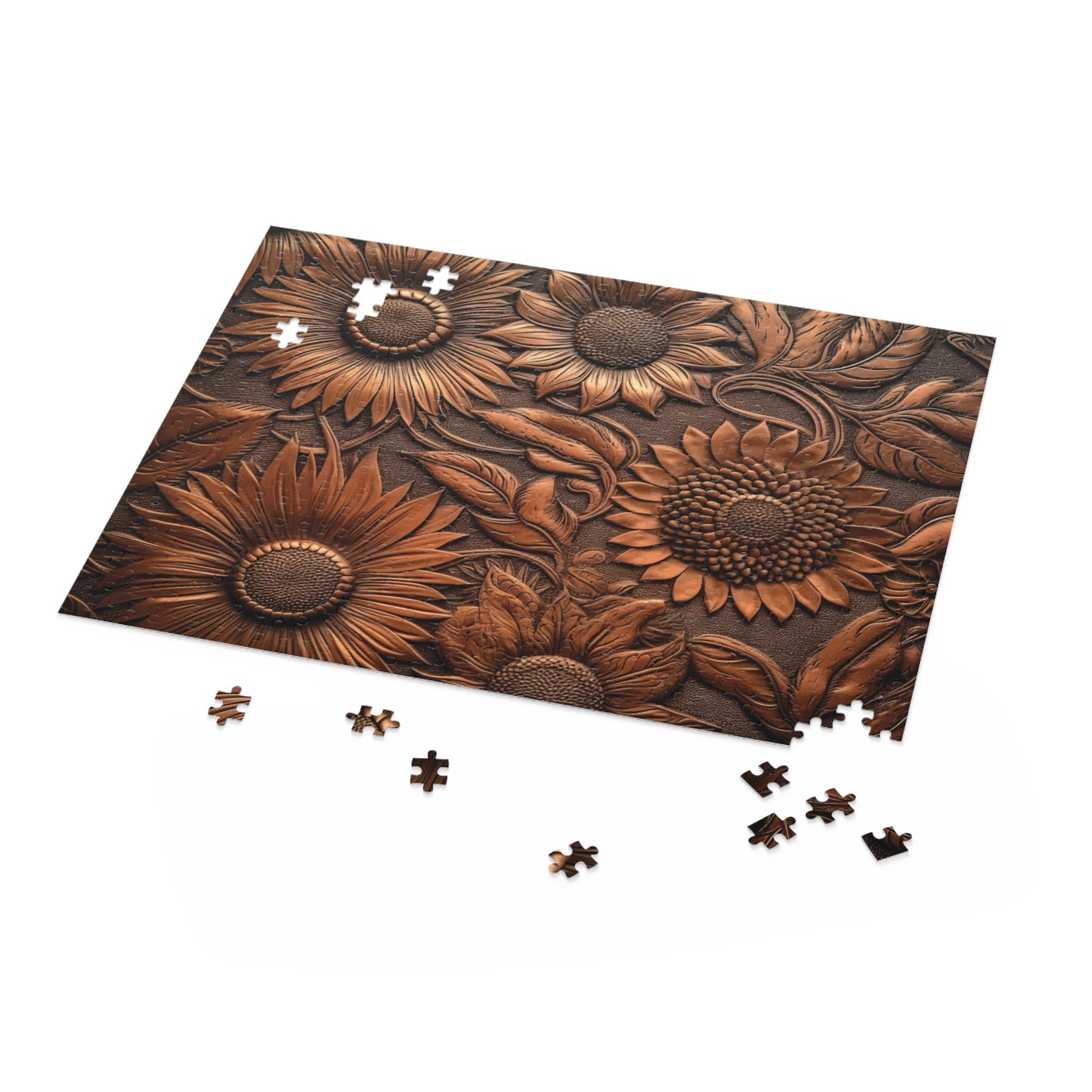 Personalised/Non-Personalised Puzzle, Floral (120, 252, 500-Piece)