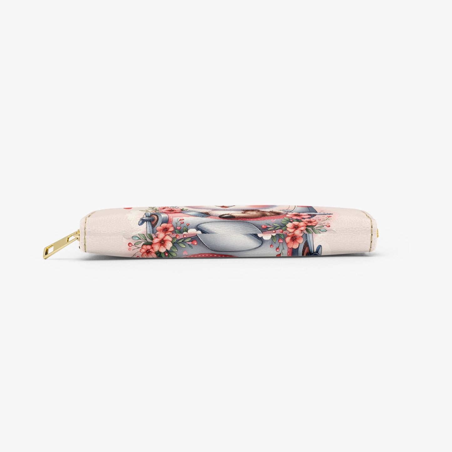 Long Type Zipper Purse Deer in Plane