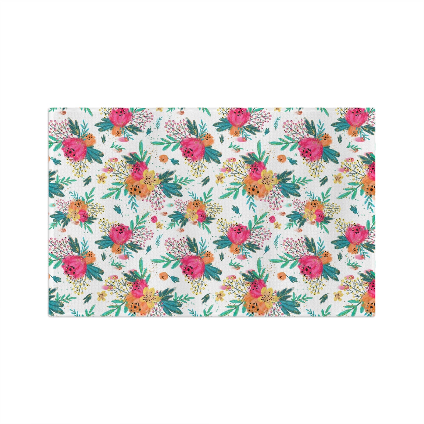 Microfiber Tea Towel Australian Floral