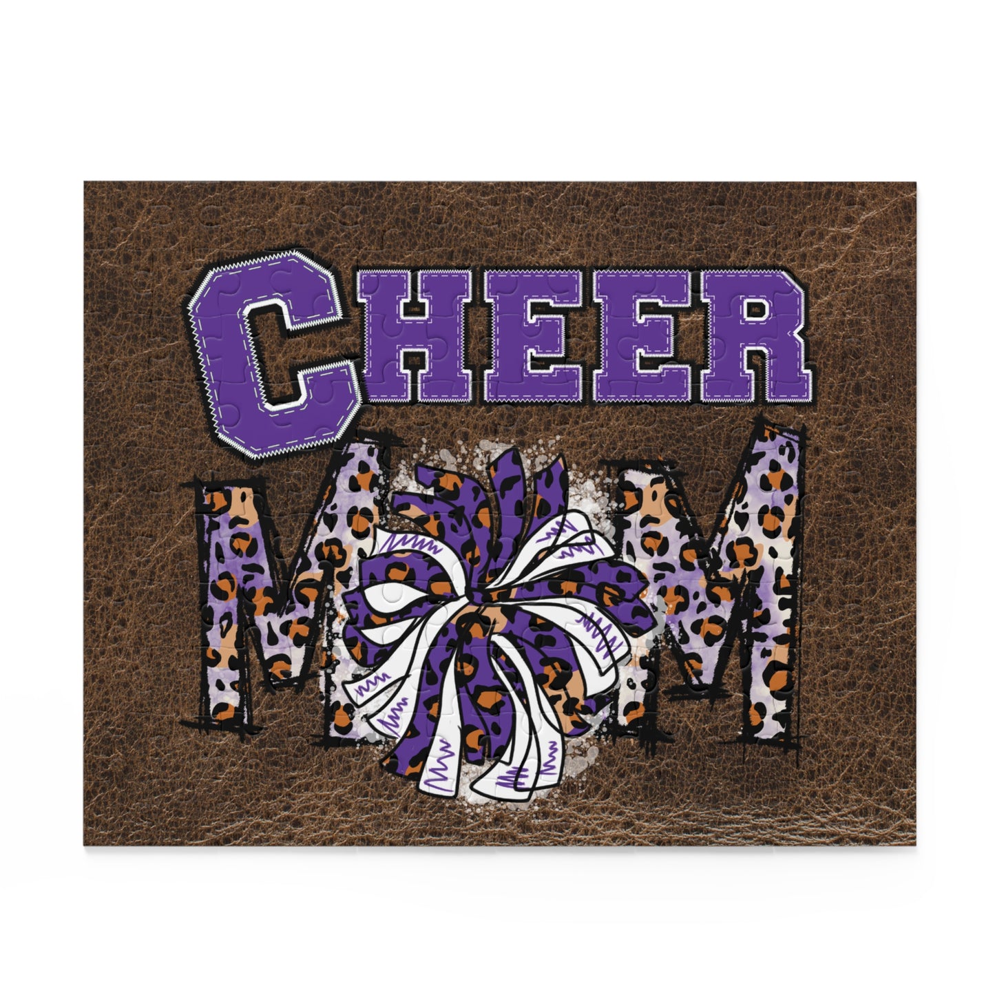 Personalised/Non-Personalised Puzzle, Cheer Mom (120, 252, 500-Piece)