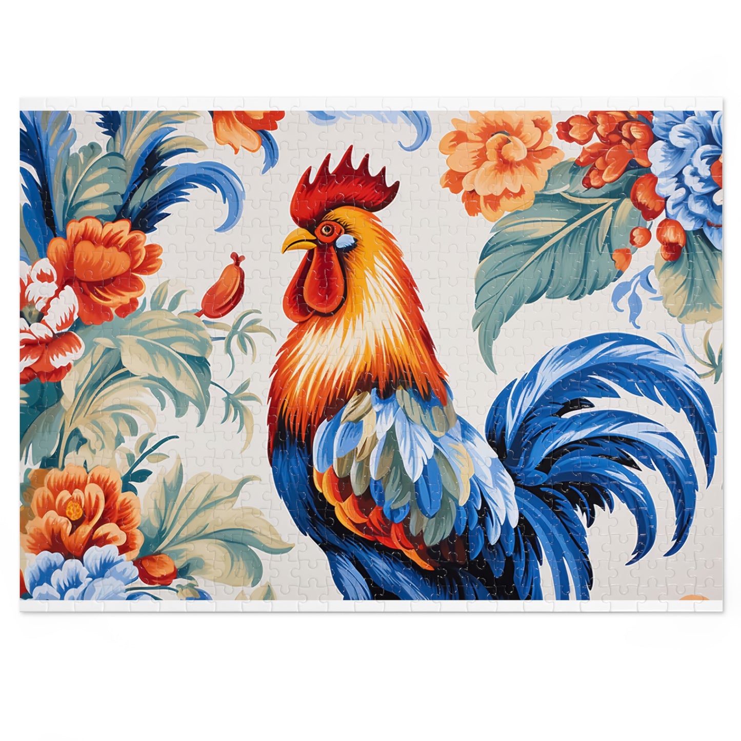 Jigsaw Puzzle, Chicken/Rooster, Personalised/Non-Personalised (30, 110, 252, 500,1000-Piece)