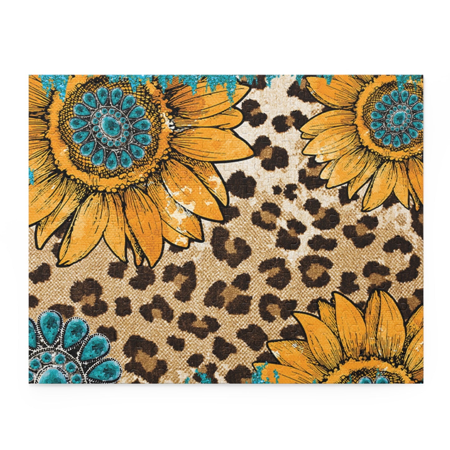 Puzzle, Western, Sunflowers  (120, 252, 500-Piece) awd-604