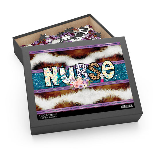 Personalised/Non-Personalised Puzzle, Nurse (120, 252, 500-Piece)