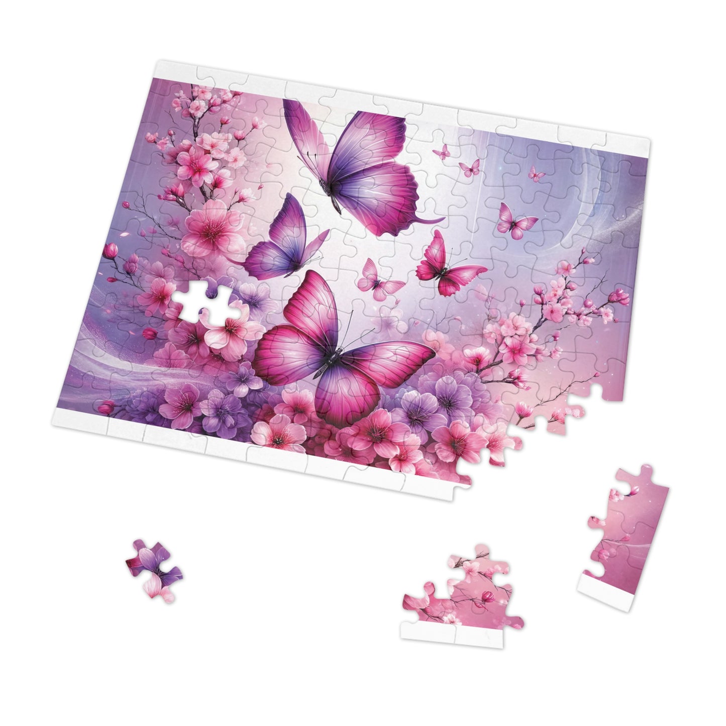 Jigsaw Puzzle, Butterfly, Personalised/Non-Personalised (30, 110, 252, 500,1000-Piece)