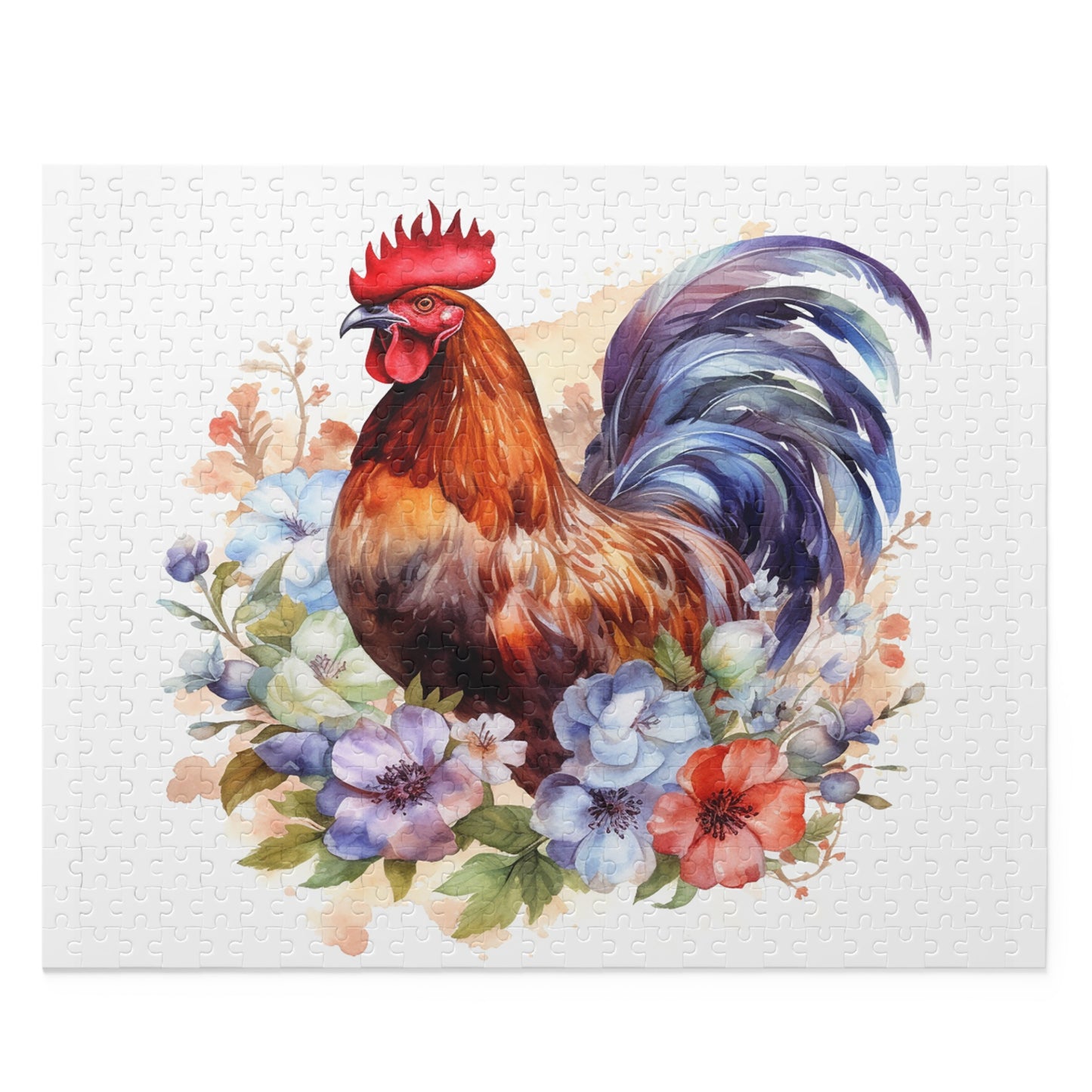 Personalised/Non-Personalised Puzzle, Chicken/Rooster (120, 252, 500-Piece)