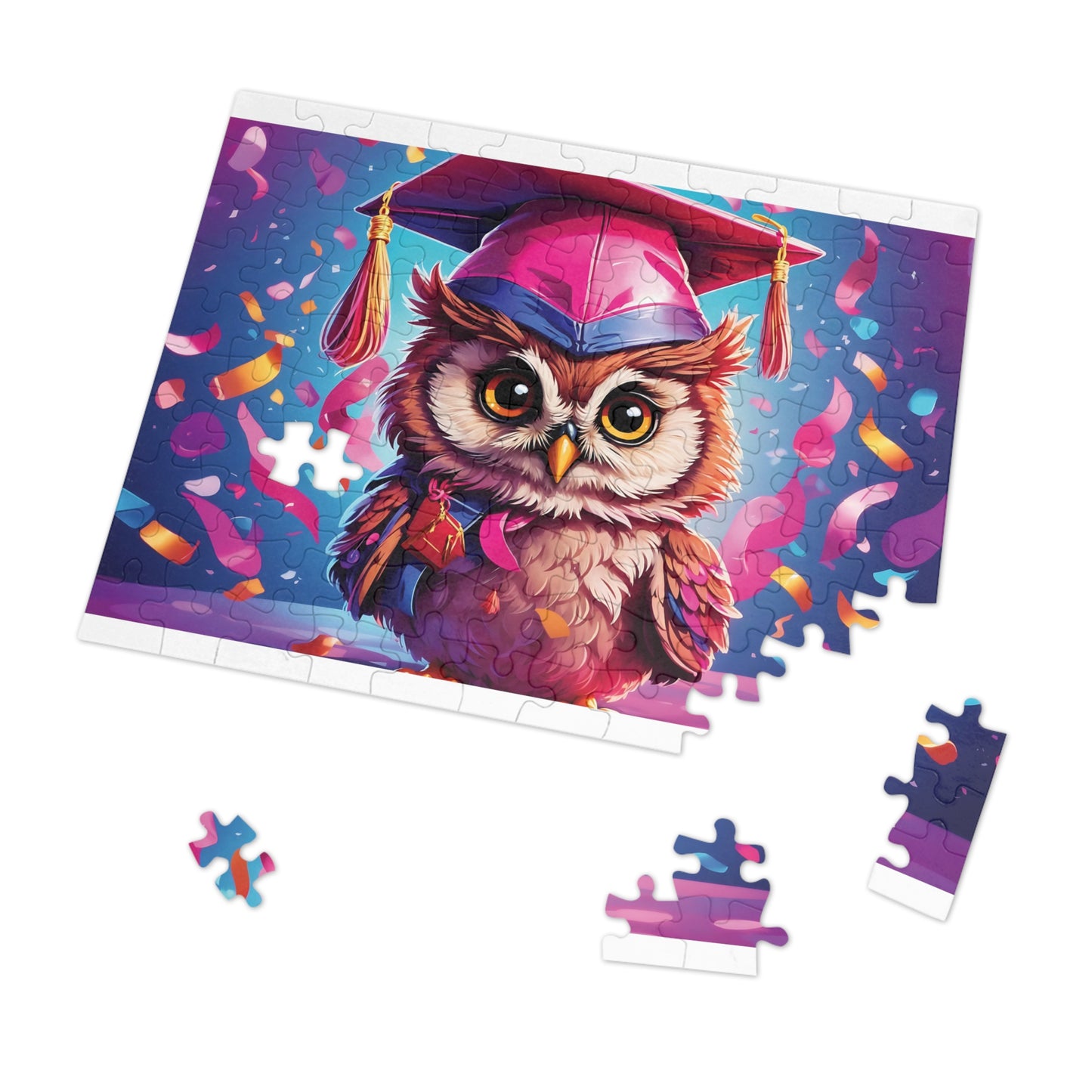 Jigsaw Puzzle, Owl, Personalised/Non-Personalised (30, 110, 252, 500,1000-Piece)