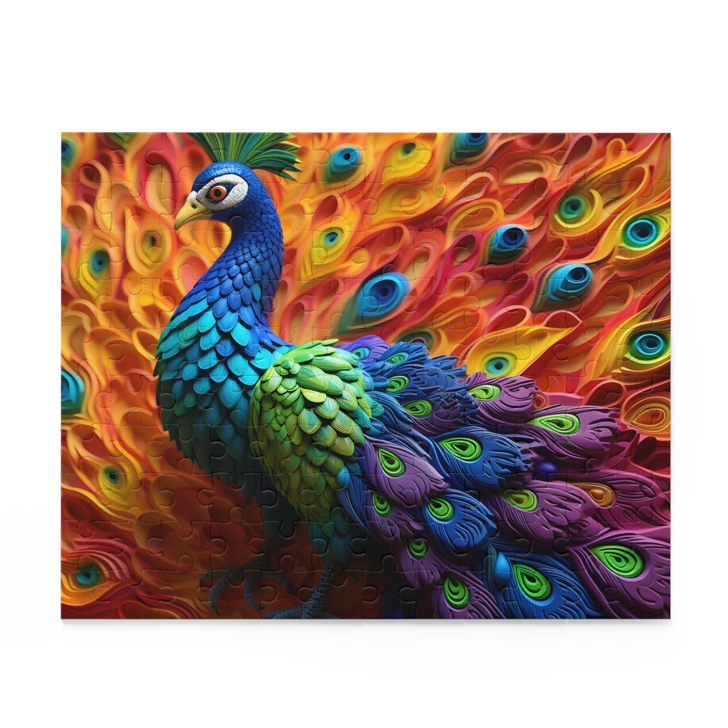 Puzzle, Peacock  (120, 252, 500-Piece) awd-575