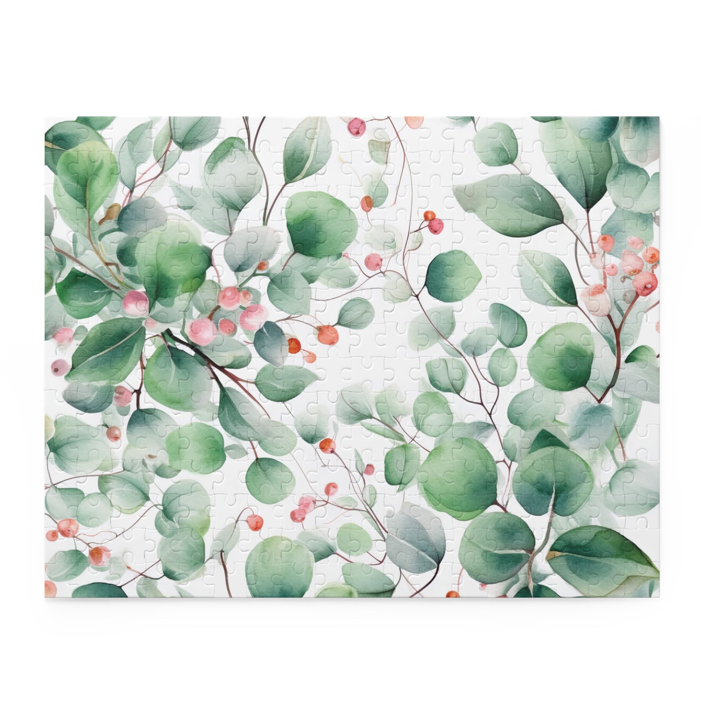 Personalised/Non-Personalised Puzzle, Eucalyptus Leaves (120, 252, 500-Piece)