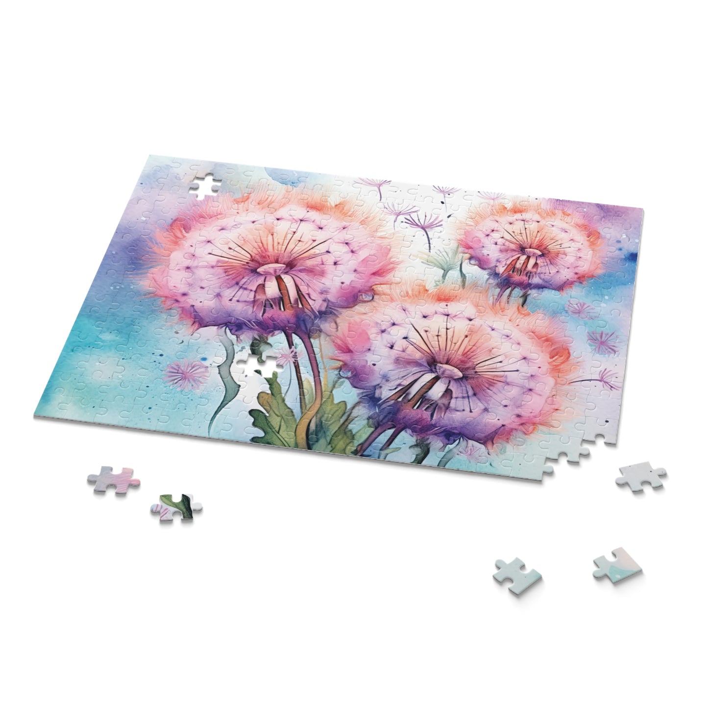 Personalised/Non-Personalised Puzzle, Floral (120, 252, 500-Piece)