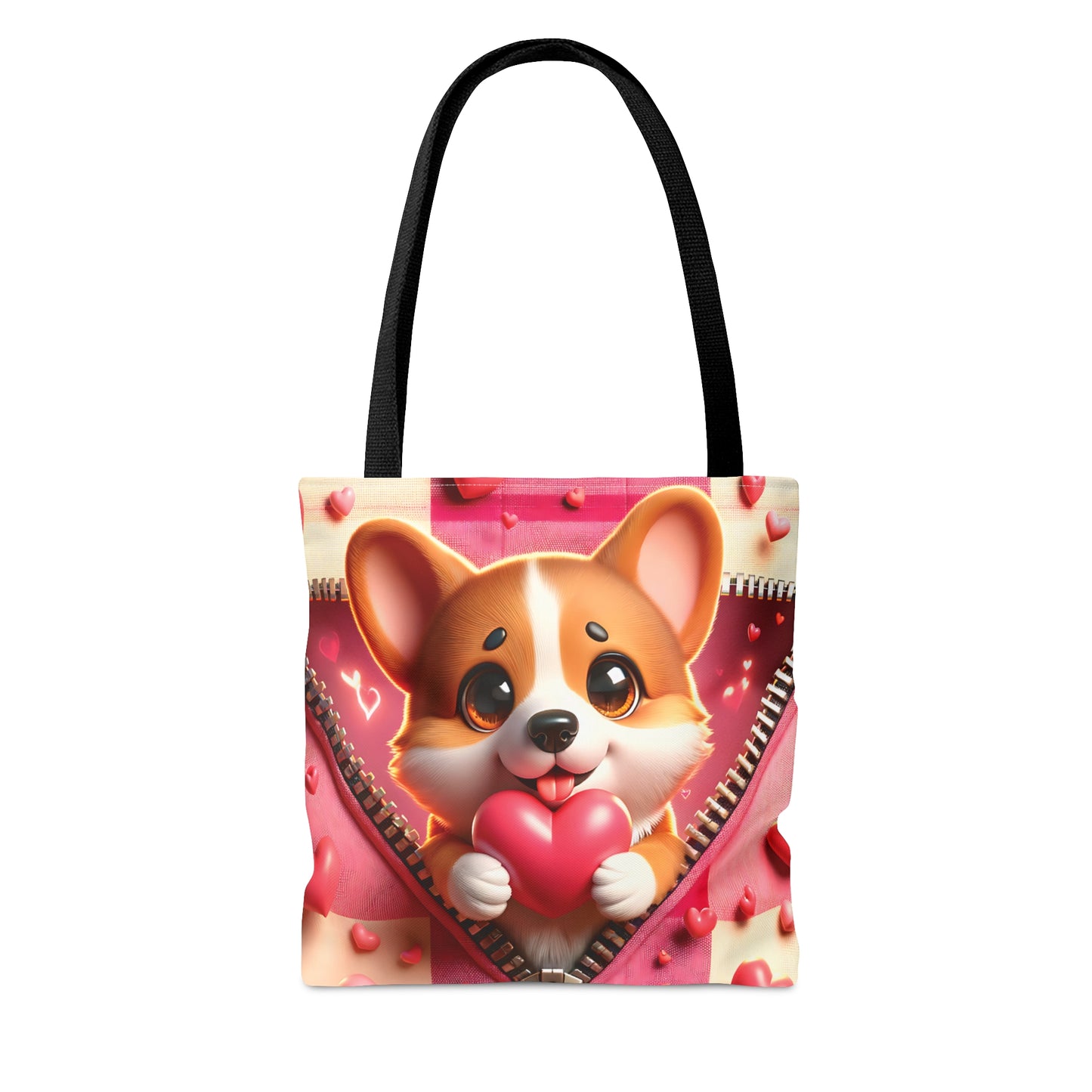 Tote Bag, Cute Dog, Personalised/Non-Personalised Tote bag