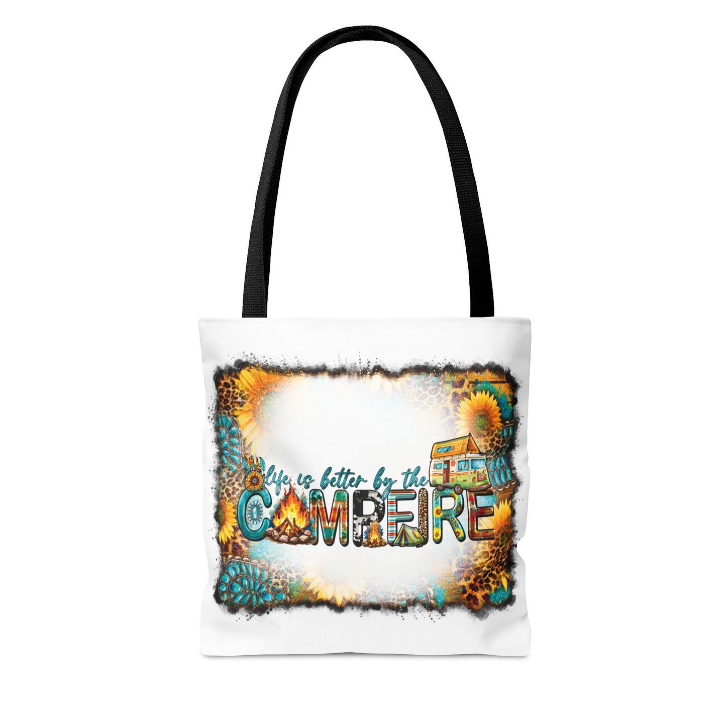 Tote Bag, Western, Life is Better by the Campfire