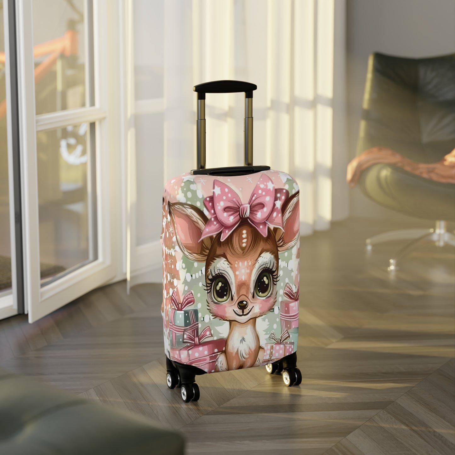 Luggage Cover, Christmas, Deer, awd-3103