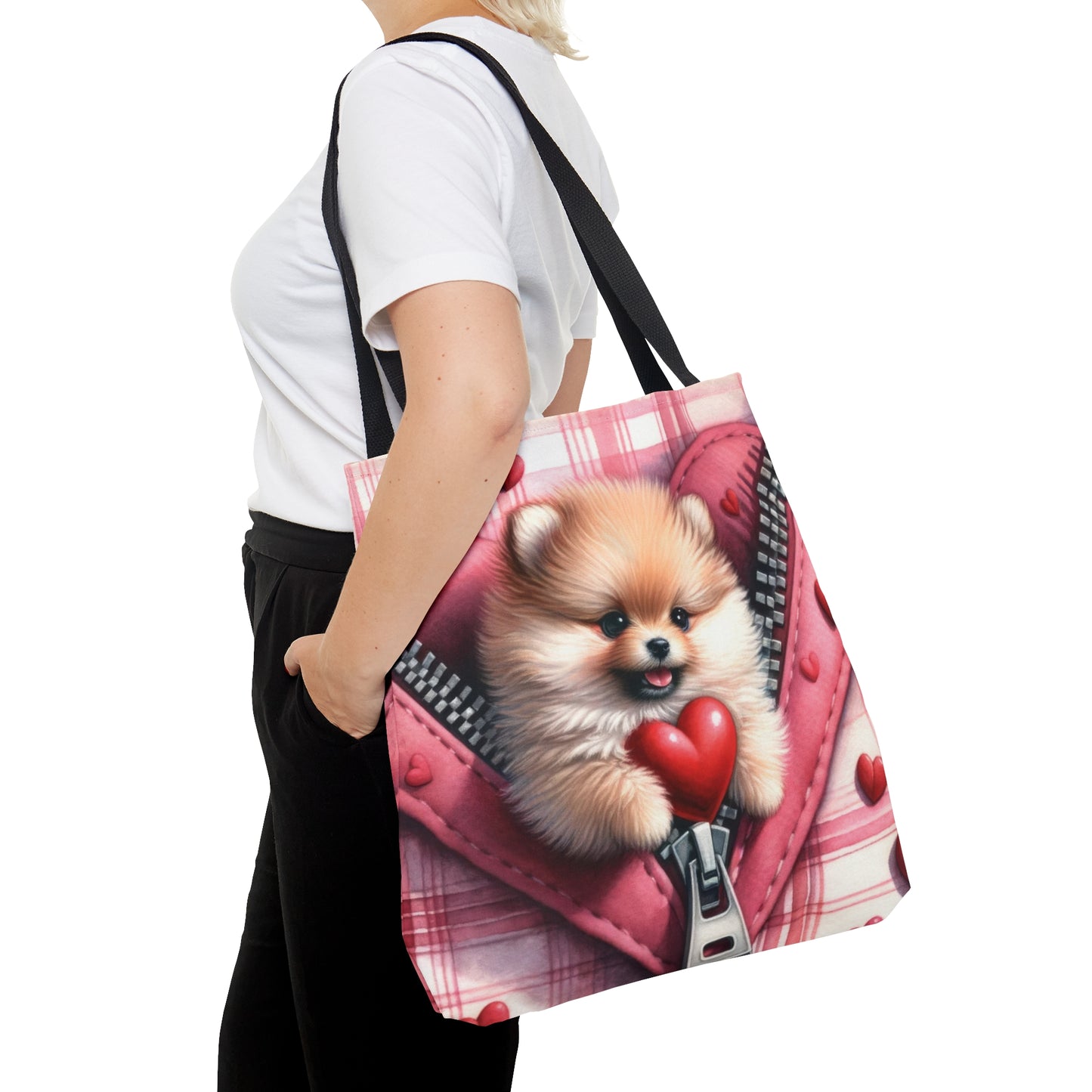 Tote Bag, Cute Dog, Personalised/Non-Personalised Tote bag