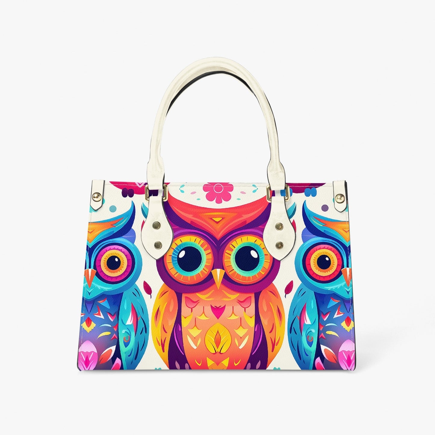 Women's Tote Bag - Long Strap - Owls