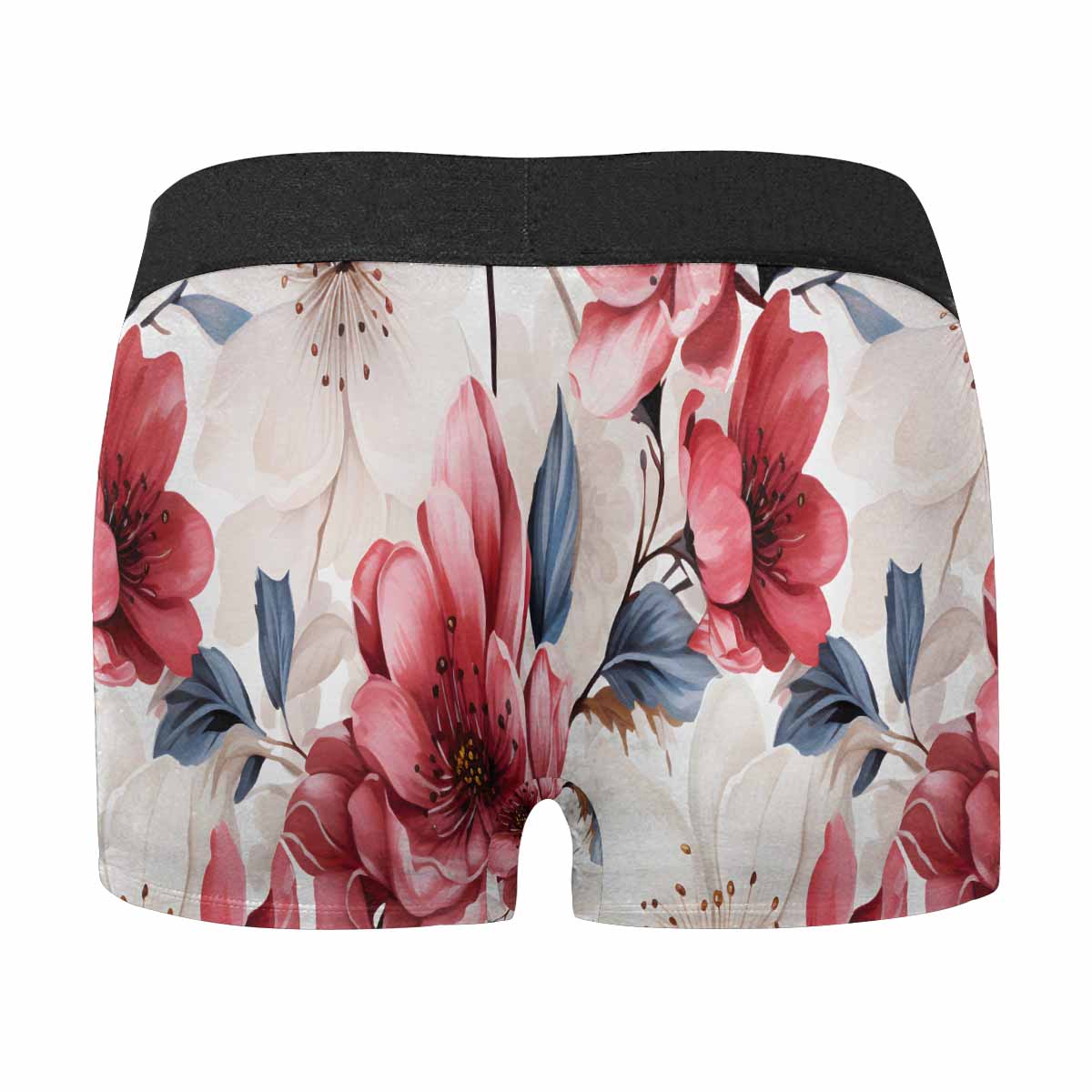 Pink Floral Small AUS Men's Boxer Briefs (Made In AUS)